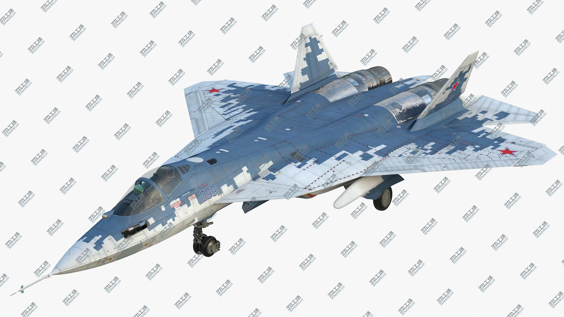 images/goods_img/20210313/SU 57 Stealth Jet Fighter Pixel Camouflage 3D/1.jpg